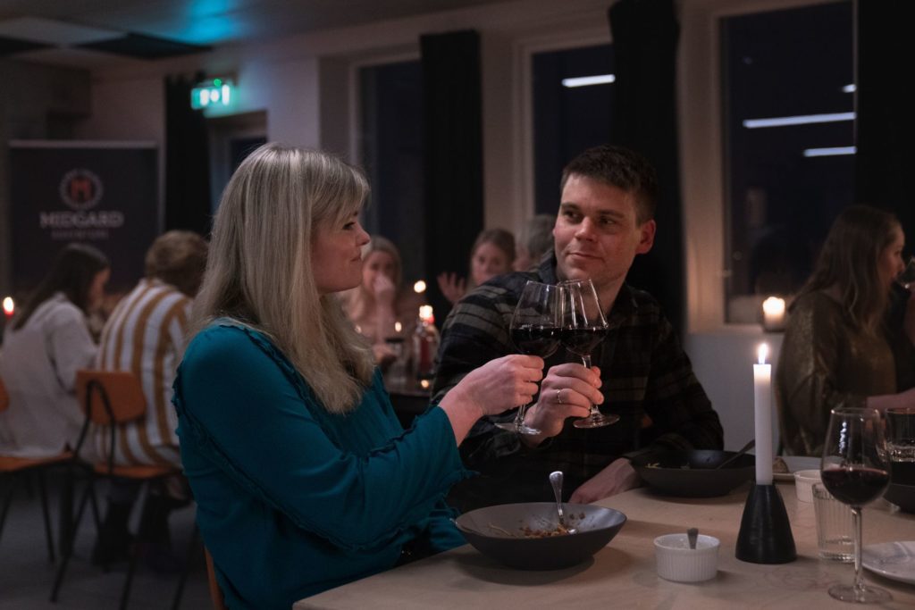 Midgard Restaurant romantic dinner Iceland